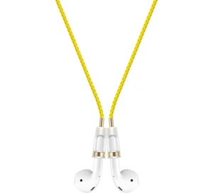 Anti-Lost Neck Strap for Airpods, PU Leather Strong Magnetic Necklace Holder String, Compatible with AirPods 1&2 /3rd /Pro/Pro 2 Yellow Gold Anti-Lost Neck Strap for Airpods, PU Leather Strong Magnetic Necklace Holder String, Compatible with AirPods 1&2 /3rd /Pro/Pro 2 Yellow Gold