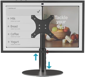 Aluminum Stand for Echo Show 15 & Show 21, Lift 21cm, Tilt 18~80° Metal, Adjust Height, Tiltable Table Stand for Alexa Show 15 & 21, Stable Desktop Stand for Kitchen Use, Easy Assembly Aluminum Stand for Echo Show 15 & Show 21, Lift 21cm, Tilt 18~80° Metal, Adjust Height, Tiltable Table Stand for Alexa Show 15 & 21, Stable Desktop Stand for Kitchen Use, Easy Assembly