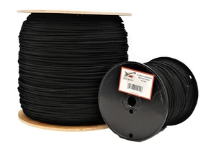 Trick Line/Tie Line, Black, 300ft. Unglazed, USA, Cotton Cover with Polyester Core for Added Strength, Theatrical Cord, Multipurpose Utility Line, ROC354, #4 (1/8 inch) Made in USA Trick Line/Tie Line, Black, 300ft. Unglazed, USA, Cotton Cover with Polyester Core for Added Strength, Theatrical Cord, Multipurpose Utility Line, ROC354, #4 (1/8 inch) Made in USA