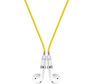 Anti-Lost Neck Strap for Airpods, PU Leather Strong Magnetic Necklace Holder String, Compatible with AirPods 1&2 /3rd /Pro/Pro 2 Yellow Silver Anti-Lost Neck Strap for Airpods, PU Leather Strong Magnetic Necklace Holder String, Compatible with AirPods 1&2 /3rd /Pro/Pro 2 Yellow Silver