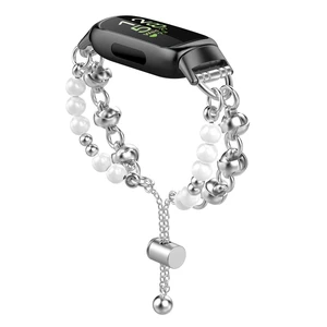 Beaded Bracelet Compatible with Fitbit Inspire 3 Band/Inspire 2 Band, Fashion Handmade Dressy Jewelry Strap Replacement for Fitbit Inspire 3 Bands for Women Men Beaded Bracelet Compatible with Fitbit Inspire 3 Band/Inspire 2 Band, Fashion Handmade Dressy Jewelry Strap Replacement for Fitbit Inspire 3 Bands for Women Men