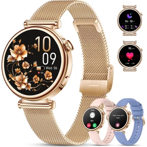 Smart Watch for Women 1.27" HD 3 Band Fitness Tracker Bluetooth Call Compatible Android iPhone Phone with SpO2/Heart Rate/Sleep Monitor,120+ Sports Modes IP68 Waterproof Smartwatch Rose Gold Smart Watch for Women 1.27" HD 3 Band Fitness Tracker Bluetooth Call Compatible Android iPhone Phone with SpO2/Heart Rate/Sleep Monitor,120+ Sports Modes IP68 Waterproof Smartwatch Rose Gold
