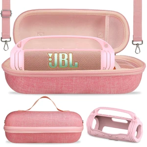Silicone Cover and Carrying Case for JBL Flip 7 Portable Speaker Accessories for JBL Flip 7 Silicone Case with Handle and Shoulder Strap, Protective Cases for Flip 7 Speaker (Pink) Silicone Cover and Carrying Case for JBL Flip 7 Portable Speaker Accessories for JBL Flip 7 Silicone Case with Handle and Shoulder Strap, Protective Cases for Flip 7 Speaker (Pink)