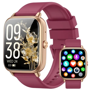 Smart Watch for Men Women, Fitness Tracker (Answer/Make Call), 1000 mAh Battery, 120+ Sport Modes, Step Counter/Sleep Monitor Fitness Watch, Smartwatch for Android/iPhone (Wine Red) Smart Watch for Men Women, Fitness Tracker (Answer/Make Call), 1000 mAh Battery, 120+ Sport Modes, Step Counter/Sleep Monitor Fitness Watch, Smartwatch for Android/iPhone (Wine Red)