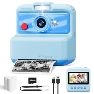 Kids Camera Instant Print, 3.0'' Screen 48MP Kids Digital Camera Includes 32GB Card & 3 Rolls Print Paper, 7 Print Densities, Christmas Birthday Gifts for Children 3 4 5 6 7 8 9 10 Years Old Kids Camera Instant Print, 3.0'' Screen 48MP Kids Digital Camera Includes 32GB Card & 3 Rolls Print Paper, 7 Print Densities, Christmas Birthday Gifts for Children 3 4 5 6 7 8 9 10 Years Old