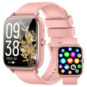 Smart Watch for Men Women, Fitness Tracker (Answer/Make Call), 1000 mAh Battery, 120+ Sport Modes, Step Counter/Sleep Monitor Fitness Watch, Smartwatch for Android/iPhone (Pink) Smart Watch for Men Women, Fitness Tracker (Answer/Make Call), 1000 mAh Battery, 120+ Sport Modes, Step Counter/Sleep Monitor Fitness Watch, Smartwatch for Android/iPhone (Pink)