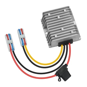 30-90V to 24V 20A 480W DC-DC Buck Converter Voltage Regulator - Heavy Duty Step Down Power Supply for Golf Carts, Solar Systems, Industrial Equipment 30-90V to 24V 20A 480W DC-DC Buck Converter Voltage Regulator - Heavy Duty Step Down Power Supply for Golf Carts, Solar Systems, Industrial Equipment
