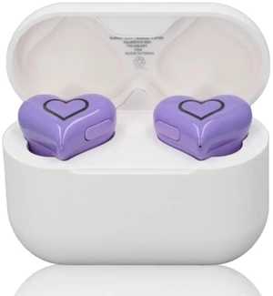 Earbuds Stylish Heart Shaped, HiFi Stereo Sound Bluetooth 5.3 Headphones with Charging Case, Cute Creative Color Gradient Light Earbuds, Gifts for Girls Friends (#3) Earbuds Stylish Heart Shaped, HiFi Stereo Sound Bluetooth 5.3 Headphones with Charging Case, Cute Creative Color Gradient Light Earbuds, Gifts for Girls Friends (#3)