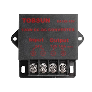 DC-DC Step Down Buck Converter Voltage Regulator Power Supply Transformer 24V to 12V 10A 120W, Waterproof Potting, Over 90% Efficiency, Automotive & LED Display Use DC-DC Step Down Buck Converter Voltage Regulator Power Supply Transformer 24V to 12V 10A 120W, Waterproof Potting, Over 90% Efficiency, Automotive & LED Display Use
