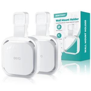 Wall Mount Holder for eero 7 Router Mesh Wi-Fi System No Messy Wires, Space-Saving Outlet Wall Mount Holder for eero 7 Extender, Stand Bracket for eero 7 (2 Pack) Wall Mount Holder for eero 7 Router Mesh Wi-Fi System No Messy Wires, Space-Saving Outlet Wall Mount Holder for eero 7 Extender, Stand Bracket for eero 7 (2 Pack)
