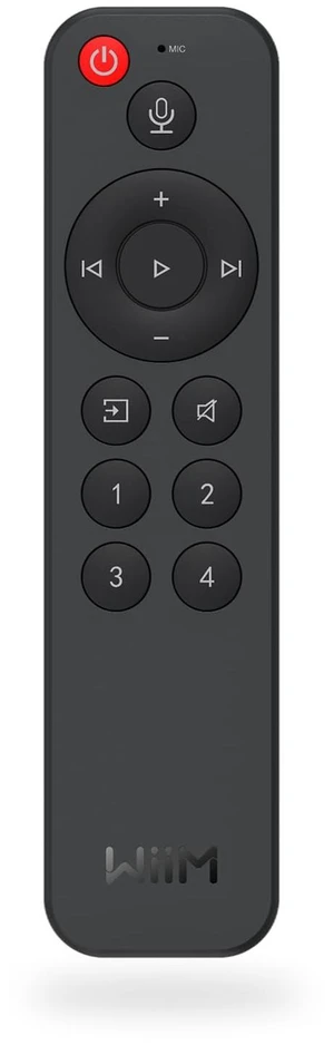 Voice Remote for Music Streamers, Amplifiers, Speakers & Bars PushtoTalk Alexa Voice Control, 4 Customizable Preset Buttons; Pairs 1:1 With Devices; AAA Batteries Sold Separately Voice Remote for Music Streamers, Amplifiers, Speakers & Bars PushtoTalk Alexa Voice Control, 4 Customizable Preset Buttons; Pairs 1:1 With Devices; AAA Batteries Sold Separately