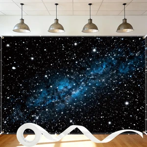 Space Backdrop Theme Photo Background Birthday Party (Space, 10x6.5Ft) Space Backdrop Theme Photo Background Birthday Party (Space, 10x6.5Ft)