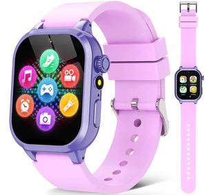 Kids Smart Watches for Girls Boys Toys Ages 4-12 with 30+ Games Video Recorder Music Alarm Clock Learning Card HD Touchscreen 4 5 6 7 8 Year Olds Birthday Gift (Purple) Kids Smart Watches for Girls Boys Toys Ages 4-12 with 30+ Games Video Recorder Music Alarm Clock Learning Card HD Touchscreen 4 5 6 7 8 Year Olds Birthday Gift (Purple)