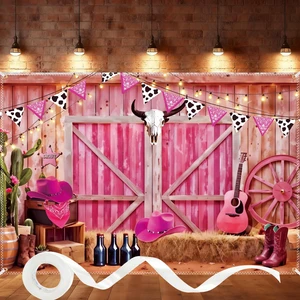 Cowgirl Backdrop Western Cowgirl Banner 10x6.5Ft Pink Cowboy Backdrop Photography Booth Prop for Girls Cowboy Birthday Party Decorations Baby Shower Supplies Cowgirl Backdrop Western Cowgirl Banner 10x6.5Ft Pink Cowboy Backdrop Photography Booth Prop for Girls Cowboy Birthday Party Decorations Baby Shower Supplies