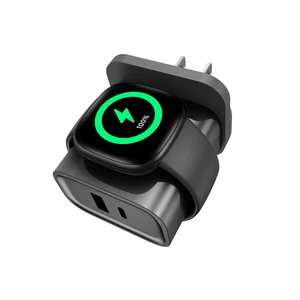 3-in-1 Charger for Fitbit Sense/Sense 2/ Versa 4/3,PD25 USB-C Fast Charging Dual Port Wall Charger Block,Travel Essential Charge for Fitbit Sense 2/1/Versa 4/3,iPhone,Samsung,Google (Grey) 3-in-1 Charger for Fitbit Sense/Sense 2/ Versa 4/3,PD25 USB-C Fast Charging Dual Port Wall Charger Block,Travel Essential Charge for Fitbit Sense 2/1/Versa 4/3,iPhone,Samsung,Google (Grey)