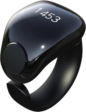 Tasbih Zikr Smart Ring Clock, Adjustable Counter, 3 Sizes (18/20/22mm), APP Support Digital Counter Prayer Reminder Ring, Waterproof 4 Digit Finger Counter Zikr Ring for Muslims (Black) Tasbih Zikr Smart Ring Clock, Adjustable Counter, 3 Sizes (18/20/22mm), APP Support Digital Counter Prayer Reminder Ring, Waterproof 4 Digit Finger Counter Zikr Ring for Muslims (Black)