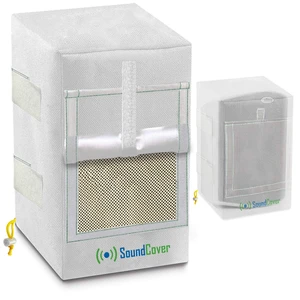 Two White Waterproof 600D Outdoor Speaker Covers for C-Bracket Mounted Speakers Fits Yamaha NS-AW194, Polk Audio Atrium 4, Herdio 4 (Max Dimensions: H 9.85" x W 5.9" x D 6.9") Two White Waterproof 600D Outdoor Speaker Covers for C-Bracket Mounted Speakers Fits Yamaha NS-AW194, Polk Audio Atrium 4, Herdio 4 (Max Dimensions: H 9.85" x W 5.9" x D 6.9")