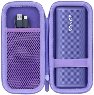 Hard Case Compatible with Sonos Roam 2 Portable Waterproof Speaker Lightweight & Carry, Dustproof Storage, Travel Friendly, Portable for Daily Use, Purple Case Hard Case Compatible with Sonos Roam 2 Portable Waterproof Speaker Lightweight & Carry, Dustproof Storage, Travel Friendly, Portable for Daily Use, Purple Case