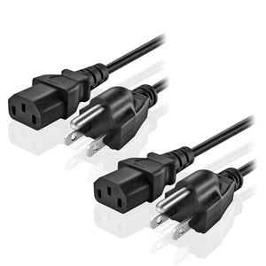 AC Power Cable Computer Monitor Cord (2 Pack) 1 Feet 10a 125v 3 Prong TV Plug-in Cord NEMA 5-15P to IEC 320 C13 Replacement Wire for Dell AOC Asus Lenovo Desktop Supply Printer PS3 PSU Universal AC Power Cable Computer Monitor Cord (2 Pack) 1 Feet 10a 125v 3 Prong TV Plug-in Cord NEMA 5-15P to IEC 320 C13 Replacement Wire for Dell AOC Asus Lenovo Desktop Supply Printer PS3 PSU Universal