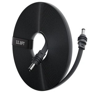 Starlink Mini Flat Power Cable, 32.8ft/10m Replacement DC Waterproof Cord 20AWG Ultra-Thin Flat Waterproof DC Male to Male Cord for Starlink Mini & Mini X, RV Van Truck Camping Outdoor Starlink Mini Flat Power Cable, 32.8ft/10m Replacement DC Waterproof Cord 20AWG Ultra-Thin Flat Waterproof DC Male to Male Cord for Starlink Mini & Mini X, RV Van Truck Camping Outdoor