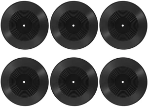 12 Inch Blank Vinyl Records Decor, 6PCS Fake Records Vintage Decorations Faux Vinyl Record Wall Display Retro Vinyl Records for Music Party Studio Home Room Wall Decor DIY Project 12 Inch Blank Vinyl Records Decor, 6PCS Fake Records Vintage Decorations Faux Vinyl Record Wall Display Retro Vinyl Records for Music Party Studio Home Room Wall Decor DIY Project