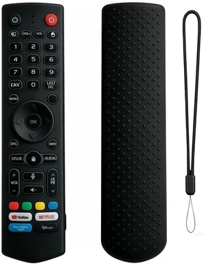 Silicone Remote Case for VSeeBox V3 Pro/V5 Pro/V3 Plus, Black Compatible with V3/V5/V1 Max/Elite/Max Remote Control,Shockproof, Washable, Anti-Slip Cover, with Lanyard Silicone Remote Case for VSeeBox V3 Pro/V5 Pro/V3 Plus, Black Compatible with V3/V5/V1 Max/Elite/Max Remote Control,Shockproof, Washable, Anti-Slip Cover, with Lanyard