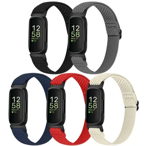 Elastic Nylon Bands Compatible with Fitbit Inspire 3/Inspire 2/Inspire HR/Inspire/Ace 3/Ace 2, Soft Adjustable Stretchy Straps Replacement Wristband for Women Men Elastic Nylon Bands Compatible with Fitbit Inspire 3/Inspire 2/Inspire HR/Inspire/Ace 3/Ace 2, Soft Adjustable Stretchy Straps Replacement Wristband for Women Men