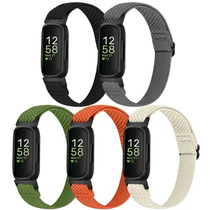 Elastic Nylon Bands Compatible with Fitbit Inspire 3/Inspire 2/Inspire HR/Inspire/Ace 3/Ace 2, Soft Adjustable Stretchy Straps Replacement Wristband for Women Men Elastic Nylon Bands Compatible with Fitbit Inspire 3/Inspire 2/Inspire HR/Inspire/Ace 3/Ace 2, Soft Adjustable Stretchy Straps Replacement Wristband for Women Men
