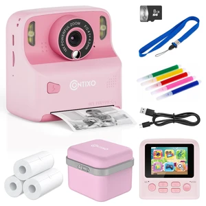 KC2A Kids Instant Print Camera with 2.4 Screen, 12MP Photo, 1080P Video, 3 Print Rolls, MP3 Player, Type-C Charging Fun Digital Camera Gift for Girls & Boys Ages 412 Pink KC2A Kids Instant Print Camera with 2.4 Screen, 12MP Photo, 1080P Video, 3 Print Rolls, MP3 Player, Type-C Charging Fun Digital Camera Gift for Girls & Boys Ages 412 Pink