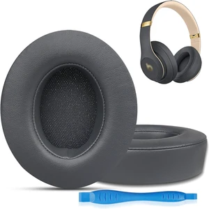 GVOEARS Replacement Ear Pads for Beats Studio 3, Ear Cushions for Studio 2 & 3 Wired Wireless Headphone Not Fit for Beats Solo On-Ear, Stronger Adhesive Tape Thicker Memory Foam(Titanium Grey) GVOEARS Replacement Ear Pads for Beats Studio 3, Ear Cushions for Studio 2 & 3 Wired Wireless Headphone Not Fit for Beats Solo On-Ear, Stronger Adhesive Tape Thicker Memory Foam(Titanium Grey)