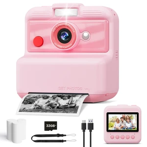 Kids Camera Instant Print, 3.0'' Screen 48MP Kids Digital Camera Includes 32GB Card & 3 Rolls Print Paper, 7 Print Densities, Christmas Birthday Gifts for Children 3 4 5 6 7 8 9 10 Years Old Kids Camera Instant Print, 3.0'' Screen 48MP Kids Digital Camera Includes 32GB Card & 3 Rolls Print Paper, 7 Print Densities, Christmas Birthday Gifts for Children 3 4 5 6 7 8 9 10 Years Old