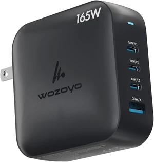 165W GaN Charger, 3XType-C & USB-A Superfast 2.0 Charging, Compatible for iPhone 17/16/16 Pro Max/15 Series/iPad Pro, Smartphones, Tablets and More, PD/PPS/QC 3.0,Compact Foldable Plug 165W GaN Charger, 3XType-C & USB-A Superfast 2.0 Charging, Compatible for iPhone 17/16/16 Pro Max/15 Series/iPad Pro, Smartphones, Tablets and More, PD/PPS/QC 3.0,Compact Foldable Plug