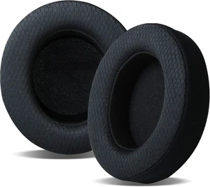 GVOEARS Mesh Fabric Replacement Ear Pads Cushions for Razer Kraken Pro V2 & Razer Kraken 7.1 V2 Headphones, Ear Cups Earmuffs Made of Premium Breathable Fabric & Memory Foam, Easy Installation - Black GVOEARS Mesh Fabric Replacement Ear Pads Cushions for Razer Kraken Pro V2 & Razer Kraken 7.1 V2 Headphones, Ear Cups Earmuffs Made of Premium Breathable Fabric & Memory Foam, Easy Installation - Black