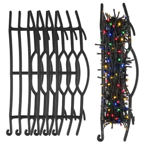 6 Pcs 15.7"extension Cord Storage, Xmas Light Organizer, Black Light Duty H-frame Extension Cord Holder, Christmas String Light Storage Wrap Organizer for Xmas Lites, Hoses, Ropes, Cables 6 Pcs 15.7"extension Cord Storage, Xmas Light Organizer, Black Light Duty H-frame Extension Cord Holder, Christmas String Light Storage Wrap Organizer for Xmas Lites, Hoses, Ropes, Cables