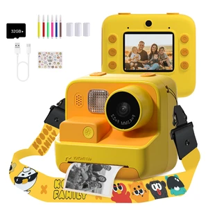 Kids Camera Instant Print, 48MP Digital Camera with 32G Card,Orange Toys Gifts for Girls Boys Aged 3-12 for Christmas/Birthday/Holiday Kids Camera Instant Print, 48MP Digital Camera with 32G Card,Orange Toys Gifts for Girls Boys Aged 3-12 for Christmas/Birthday/Holiday