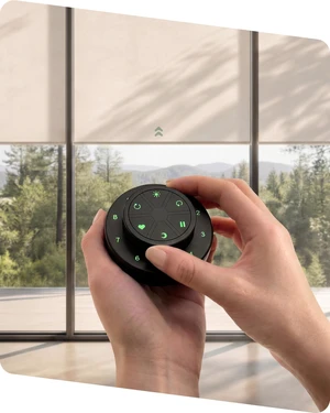 9-Channel Lightwirl Remote, Works with All Motorized Shades Seperate & Group Control, Favorite Position, Precise Adjustment, Compact, Screen-Free Design, Wall Mount or Handheld, Black 9-Channel Lightwirl Remote, Works with All Motorized Shades Seperate & Group Control, Favorite Position, Precise Adjustment, Compact, Screen-Free Design, Wall Mount or Handheld, Black
