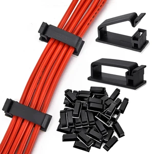 5Pcs Self Adhesive Cable Management Clips,Cable Organizers Wire Clips Cord Holder for PC Laptop Ethernet Cable Desktop Home Office(2.1 x 0.75 x 0.28, Black) 5Pcs Self Adhesive Cable Management Clips,Cable Organizers Wire Clips Cord Holder for PC Laptop Ethernet Cable Desktop Home Office(2.1 x 0.75 x 0.28, Black)