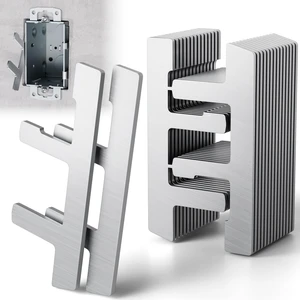 15 PCS Switch Box Straps, Electrical Box F Clips Support Strap on Electrical Outlet Repair for Loose Outlet Fix, Electrical Device Mounts with Plaster Ears 15 PCS Switch Box Straps, Electrical Box F Clips Support Strap on Electrical Outlet Repair for Loose Outlet Fix, Electrical Device Mounts with Plaster Ears
