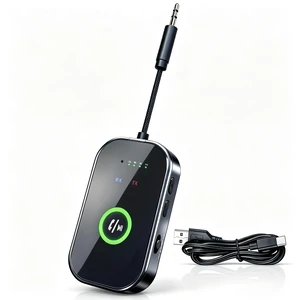 Bluetooth 6.0 Transmitter Receiver, 2-in-1 Wireless Audio Adapter for Plane Low Latency Headphone Connector for TV, Airplane & Car, 3.5mm AUX Jack Bluetooth Transmitter Bluetooth 6.0 Transmitter Receiver, 2-in-1 Wireless Audio Adapter for Plane Low Latency Headphone Connector for TV, Airplane & Car, 3.5mm AUX Jack Bluetooth Transmitter