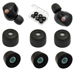 Memory Foam Replacement Ear Tips for Sony WF-1000XM5 with Filter Screen 3 Pairs Large, Anti-slip Tips for Sony Earbuds Accessories, Noise Isolating & Comfort Fit, Compatible with WF-1000XM4, Black Memory Foam Replacement Ear Tips for Sony WF-1000XM5 with Filter Screen 3 Pairs Large, Anti-slip Tips for Sony Earbuds Accessories, Noise Isolating & Comfort Fit, Compatible with WF-1000XM4, Black