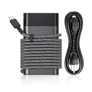 Slim 65W USB C Laptop Charger for HP Spectre, Envy x360, EliteBook x360, OmniBook, Pavilion, Elite x2, ProBook, ZBook, Chromebook - Durable Braided Type C Fast Charging Travel Adapter Slim 65W USB C Laptop Charger for HP Spectre, Envy x360, EliteBook x360, OmniBook, Pavilion, Elite x2, ProBook, ZBook, Chromebook - Durable Braided Type C Fast Charging Travel Adapter