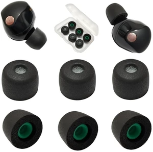 Memory Foam Replacement Ear Tips for Sony WF-1000XM5 3 Pairs Medium, Anti-slip Tips for Sony Earbuds Accessories, Noise Isolating & Comfort Fit, Compatible with WF-1000XM4, Black Memory Foam Replacement Ear Tips for Sony WF-1000XM5 3 Pairs Medium, Anti-slip Tips for Sony Earbuds Accessories, Noise Isolating & Comfort Fit, Compatible with WF-1000XM4, Black