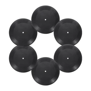 6Pcs Blank Vinyl Records 10 Inch Fake Record Vintage Decoration, PVC Plain Faux Blank Vinyl Records, Retro Vinyl Records for Home Studio Room Wall Aesthetic 6Pcs Blank Vinyl Records 10 Inch Fake Record Vintage Decoration, PVC Plain Faux Blank Vinyl Records, Retro Vinyl Records for Home Studio Room Wall Aesthetic