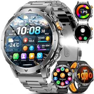 Smart Watches for Men,1.7" Smartwatch with 1000mah Battery,Flashlight,Bluetooth Call,100+ Sports Modes,Health Tracker,IP68 Waterproof,Fitness Tracker Watch for Android iOS(Black) Smart Watches for Men,1.7" Smartwatch with 1000mah Battery,Flashlight,Bluetooth Call,100+ Sports Modes,Health Tracker,IP68 Waterproof,Fitness Tracker Watch for Android iOS(Black)