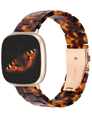 Resin Band Compatible with Fitbit Versa 4 3/Sense 2/Sense Bands Cute Fashion Lightweight Wristband Strap Accessories for Versa 3/Versa 4/Sense/Sense 2 Bands for Women Men Resin Band Compatible with Fitbit Versa 4 3/Sense 2/Sense Bands Cute Fashion Lightweight Wristband Strap Accessories for Versa 3/Versa 4/Sense/Sense 2 Bands for Women Men