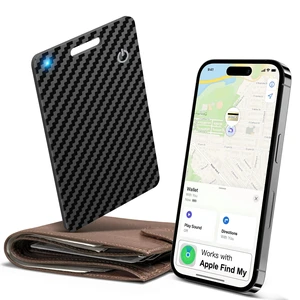 Wallet Tracker Card, Rechargeable, Works with Apple Find My 1.6mm thin, Qi rechargeable, 5-month battery, IP68 waterproof, Left-Behind Alerts, iPhone & iPad compatible Wallet Tracker Card, Rechargeable, Works with Apple Find My 1.6mm thin, Qi rechargeable, 5-month battery, IP68 waterproof, Left-Behind Alerts, iPhone & iPad compatible