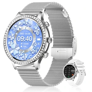 Shining Women Smart Watch for Android & iOS Phone (Answer/Make Call), Women Watch AI Voice Control, Fitness Tracker Watch with 19 Sports Modes,Whole Day Health Monitor HR/BP/SpO2 Shining Women Smart Watch for Android & iOS Phone (Answer/Make Call), Women Watch AI Voice Control, Fitness Tracker Watch with 19 Sports Modes,Whole Day Health Monitor HR/BP/SpO2