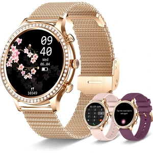 Smart Watches for Women (Answer/Make Call), Smart Watch for Android & iPhone, 1.32" HD Fitness Tracker Watch Sleep/Heart Rate/SpO2 Monitor Pedometer Waterproof Smartwatch,Multiple Sports Modes Smart Watches for Women (Answer/Make Call), Smart Watch for Android & iPhone, 1.32" HD Fitness Tracker Watch Sleep/Heart Rate/SpO2 Monitor Pedometer Waterproof Smartwatch,Multiple Sports Modes