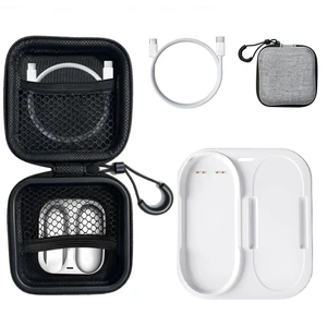 2-in-1 Charging Dock &Hard Case for PLAUD NotePin S Voice Recorder, Magnetic Charger Base +USB-C Braided Cable +Protective Storage Bag,Compatible with PLAUD NotePin/NotePin S AI Voice Recorder 2-in-1 Charging Dock &Hard Case for PLAUD NotePin S Voice Recorder, Magnetic Charger Base +USB-C Braided Cable +Protective Storage Bag,Compatible with PLAUD NotePin/NotePin S AI Voice Recorder