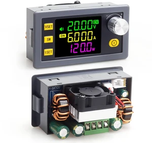 SK-120 120W Buck Boost Power Converter CC CV 6-36V to 0-36V with Color Display DC to DC Power Converter 5V 6V 12V 24V Power Module Regulated Laboratory Power Supply SK-120 120W Buck Boost Power Converter CC CV 6-36V to 0-36V with Color Display DC to DC Power Converter 5V 6V 12V 24V Power Module Regulated Laboratory Power Supply